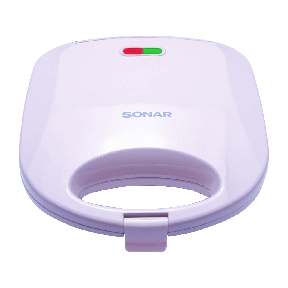 เครื่องทำแซนวิช SONAR รุ่น SM-S021 สีชมพูพาสเทล 